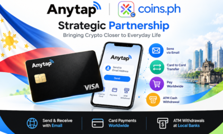 Anytap Crypto Card Expands to the Philippines Through Strategic Partnership with Coins.ph
